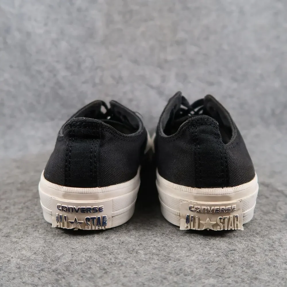 Converse Shoes Kids 6 Sneakers Chuck Taylor II All Star Casual Canvas Black Low